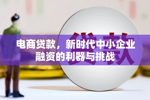通化电商贷款，新时代中小企业融资的利器与挑战