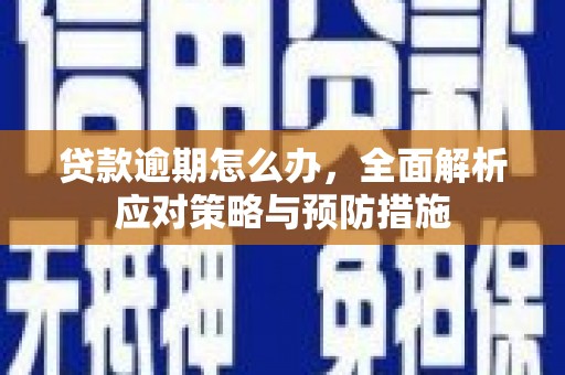 通化贷款逾期怎么办，全面解析应对策略与预防措施